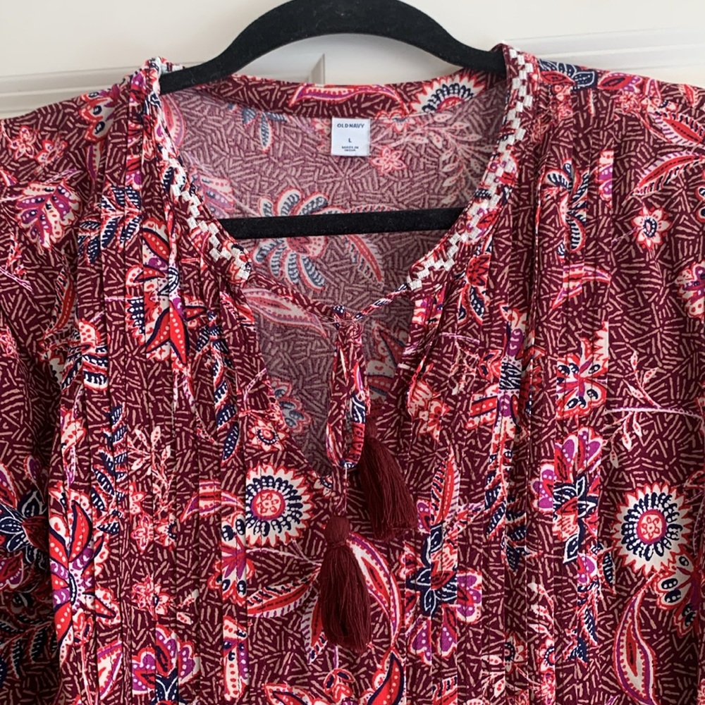 SALE!! Lovely Floral Dress by Old Navy -- Size L - Picture 2 of 10